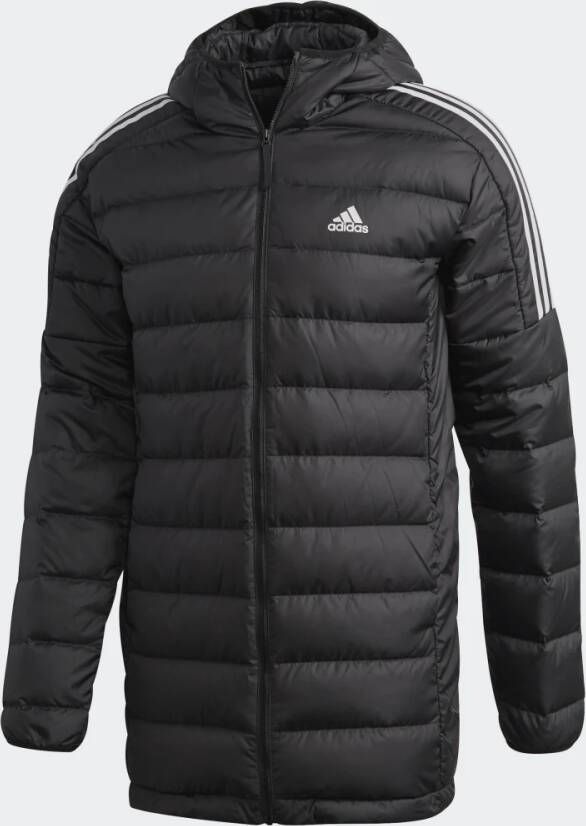 Adidas essentials down parka winterjas zwart heren