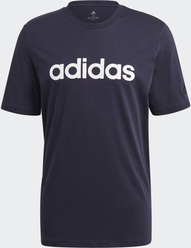 Adidas Performance T-shirt ESSENTIALS EMBROIDERED LINEAR LOGO