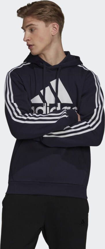 Adidas Sportswear Sweatshirt Essentials fleece 3-strepen logo hoodie