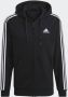 Adidas Sportswear Sweatvest Essentials fleece 3STREPEN capuchonjack (1-delig) - Thumbnail 1