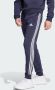Adidas Essentials Fleece 3-Stripes Tapered Cuff Sweatpants Blauw Heren - Thumbnail 2