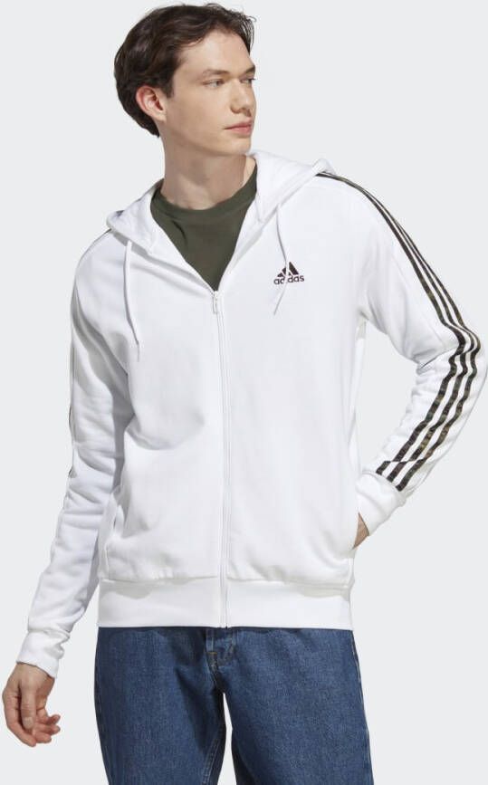 Adidas Sportswear Essentials French Terry 3-Stripes Ritshoodie