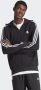 Adidas Sportswear Capuchonsweatvest ESSENTIALS 3-STRIPES CAPUCHONJACK comfortabel materiaal van katoenmix (1-delig) - Thumbnail 1