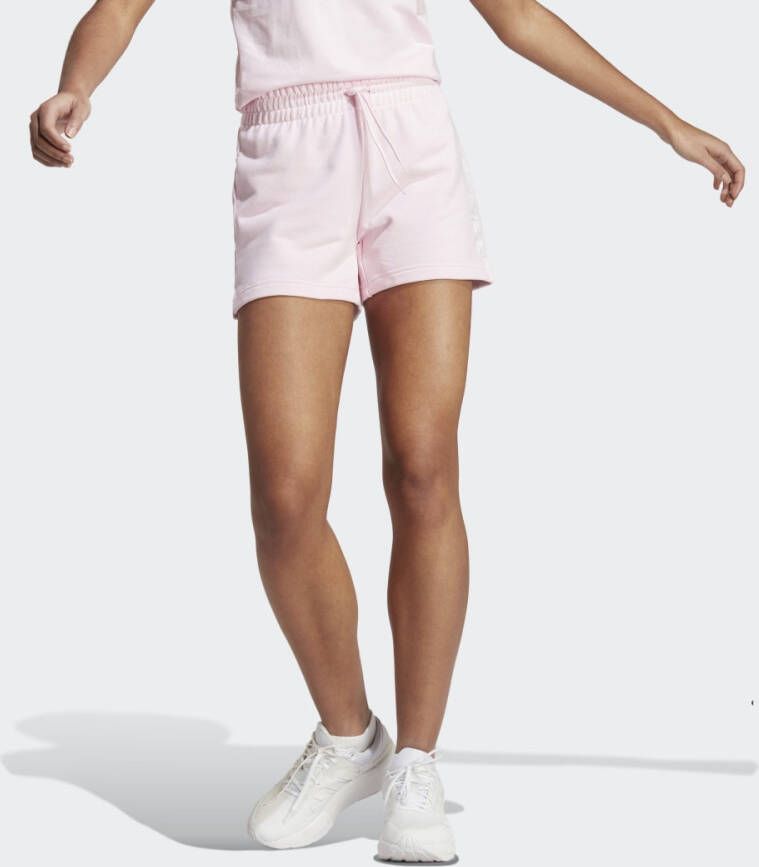 Adidas Roze Logo Shorts Stijlvol Comfortabel Pink Dames