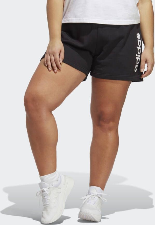 Adidas Sportswear Essentials Linear French Terry Short (Grote Maat)