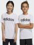 Adidas Sportswear T-shirt met logo wit zwart Katoen Ronde hals 152 - Thumbnail 2