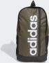 Adidas Perfor ce rugzak Linear BP 22L groen zwart wit Sporttas Logo - Thumbnail 3