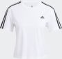Adidas Originals Witte Sportieve T-shirt voor Dames White Dames - Thumbnail 1