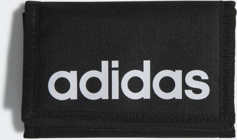 Adidas Perfor ce portemonnee met logo zwart wit Gerecycled polyester