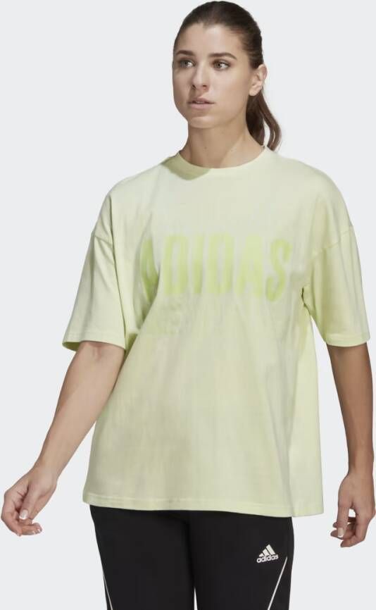 Adidas Sportswear Essentials Repeat adidas Logo Oversized T-shirt