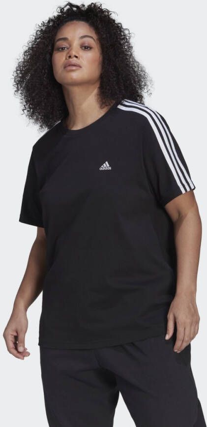 Adidas Sportswear Essentials Slim 3-Stripes T-shirt (Grote Maat)