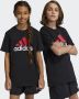 Adidas Sportswear T-shirt met logo zwart rood wit Katoen Ronde hals 140 - Thumbnail 2