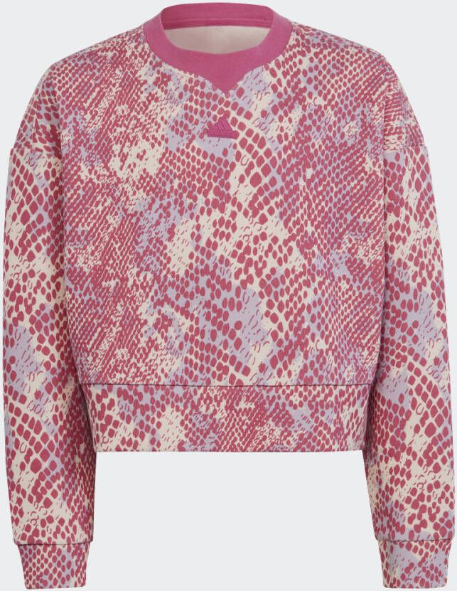 Adidas Sportswear Future Icons Allover Print Sweatshirt