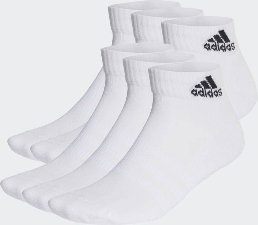 Adidas Originals Cushioned Sportswear Ankle Unisex Socken (6 Pack) Middellang Kleding white black maat: 39-42 beschikbare maaten:35-38 39-42 43