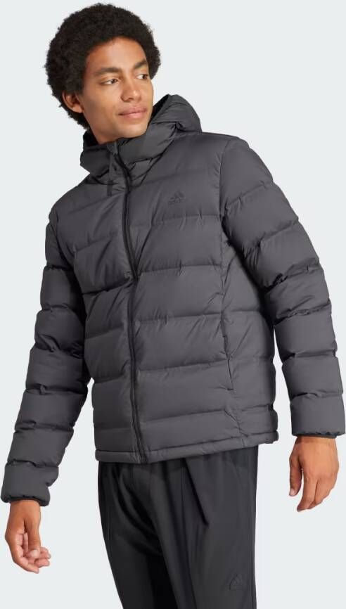 Adidas Sportswear Helionic Stretch Donsjack met Capuchon