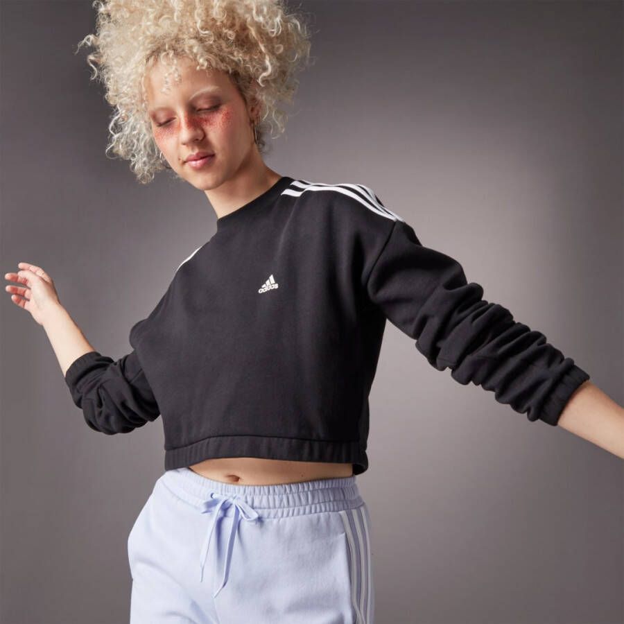Adidas Sportswear Hyperglam Crop Sweatshirt