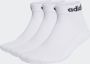 Adidas Sportswear Cushion Linear Crew Sokken (3 Pack) Middellang white black maat: 40-42 beschikbare maaten:40-42 43-45 - Thumbnail 2