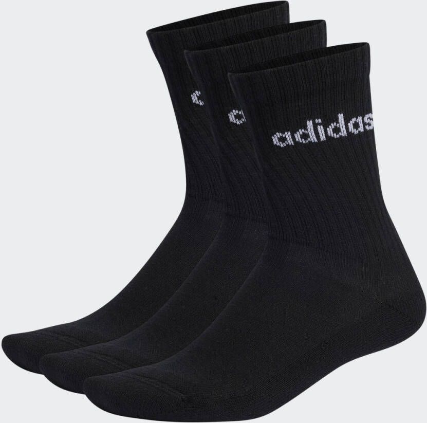 Adidas Sportswear Linear Gevoerde Sokken 3 Paar