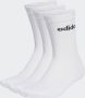 Adidas Sportswear Cushion Linear Crew Sokken (3 Pack) Lang Kleding white black maat: 37-39 beschikbare maaten:37-39 40-42 43-45 - Thumbnail 2