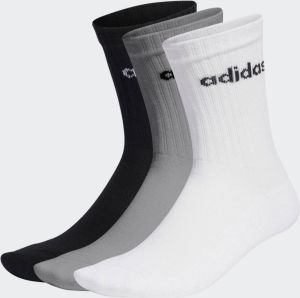 Adidas Perfor ce Functionele sokken LINEAR CREW CUSHIONED SOCKS 3 PAAR (3 paar)