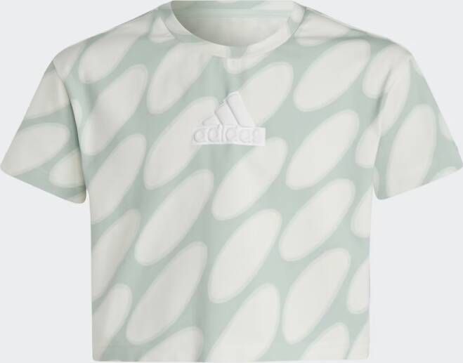 Adidas Sportswear Marimekko Allover Print Katoenen T-shirt