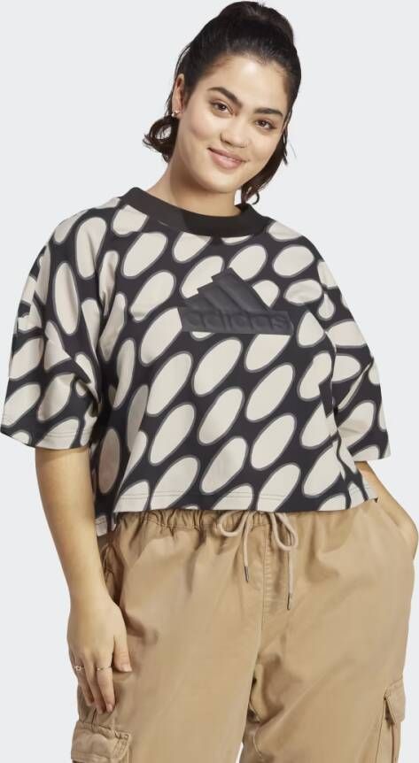 Adidas Sportswear Marimekko Future Icons 3-Stripes T-shirt (Grote Maat)