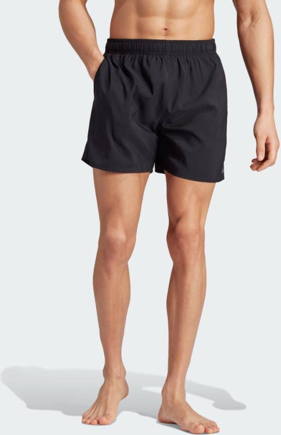 Adidas Originals Solid CLX Short-Length Swim Short Men Swimwear zwart Maat M Kleding - Foto 3