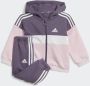 Adidas Sportswear Tiberio 3-Stripes Colorblock Fleece Trainingspak Kids - Thumbnail 1