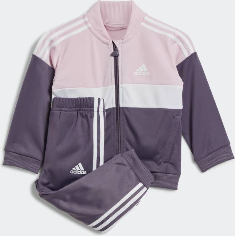 Adidas Sportswear Tiberio 3-Stripes Colorblock Shiny Trainingspak Kids