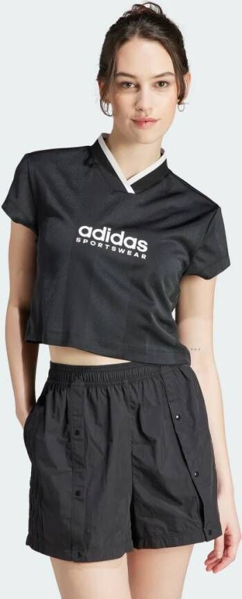Adidas Sportswear Tiro Colorblock Crop T-shirt