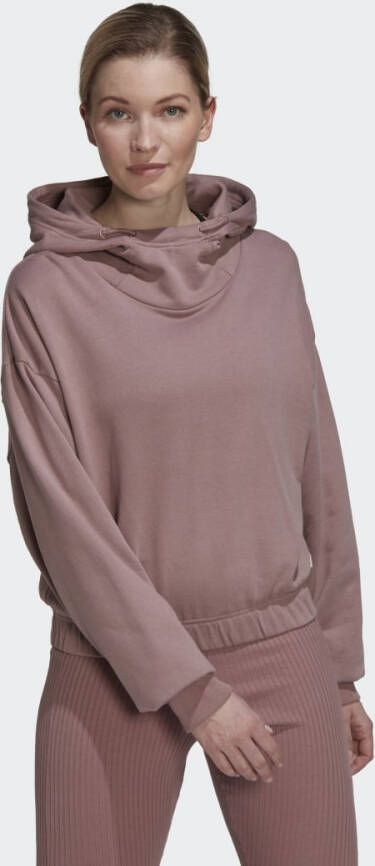 Adidas Sportswear Studio Lounge Cropped Hoodie