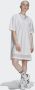 Adidas Witte Tee Jurk met Logo Detail White Dames - Thumbnail 2