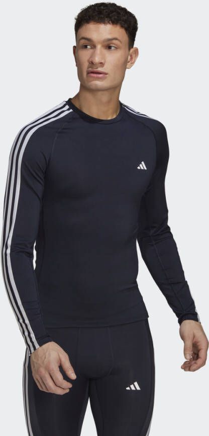Adidas Performance Techfit 3-Stripes Training Longsleeve
