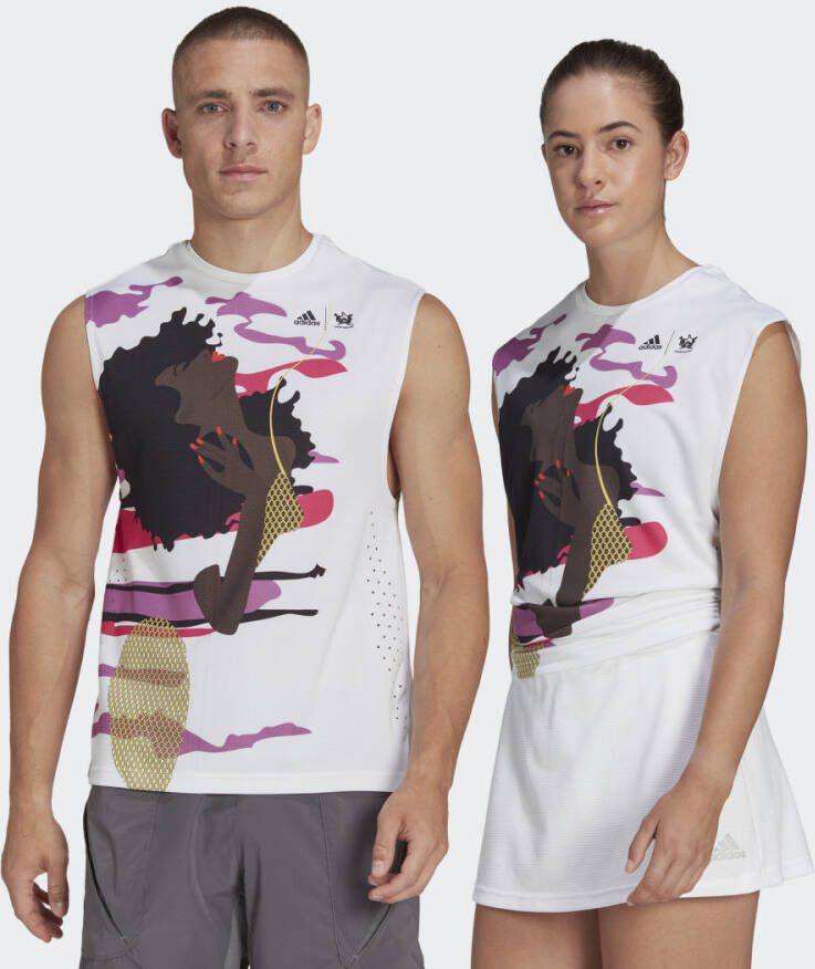 Adidas Performance Tennis New York Mouwloos Shirt (Uniseks)