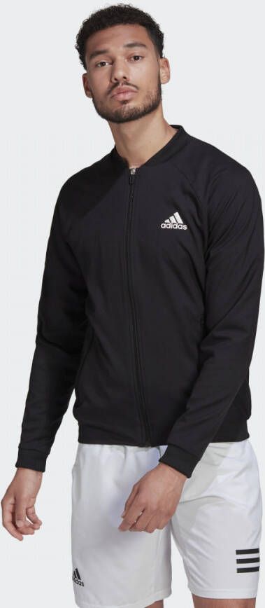 Adidas Heren Zip-through Training Vest Black Heren