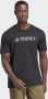Adidas terrex classics logo outdoorshirt zwart heren - Thumbnail 1