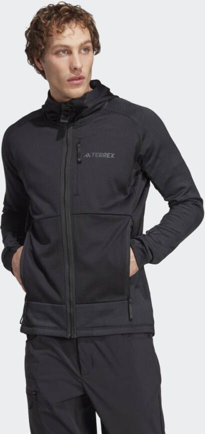 Adidas TERREX Tech Flooce Hooded Hiking Fleece Jack