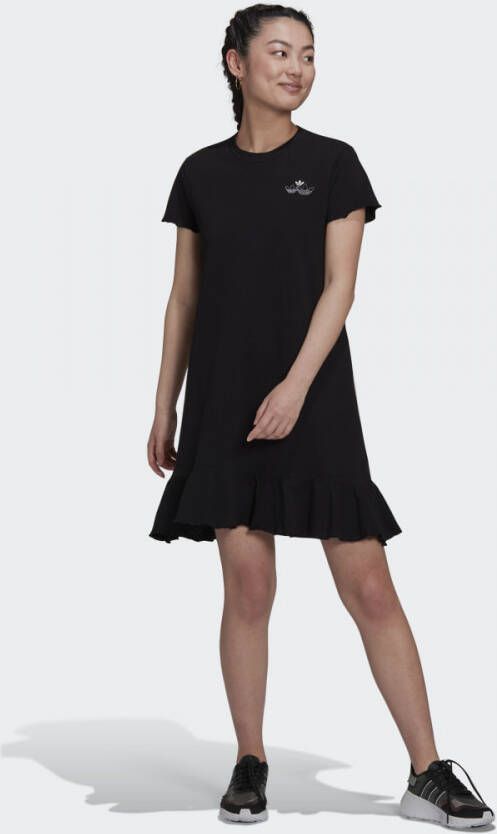 Adidas Originals Triple Trefoil Ruffle Jurk