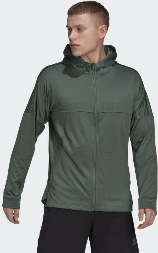 Adidas Performance Outdoorjack Work-out warm capuchonjack