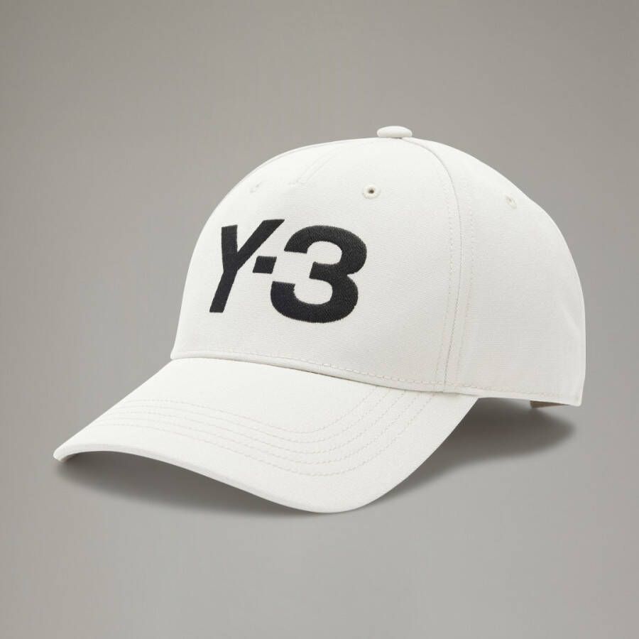 Y-3 Logo Baseballpet van Gerecycled Polyester Grijs Heren