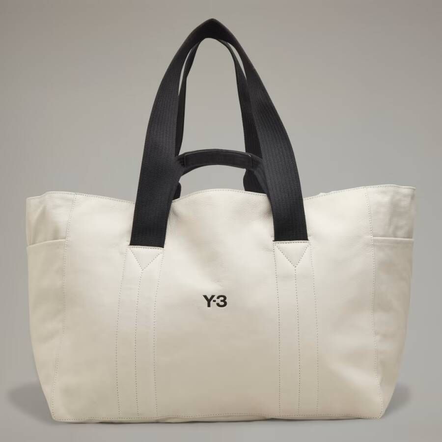 Y-3 Shopper tas met logo Grijs Unisex