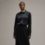 Y-3 Tech Silk Shirts Black Dames - Thumbnail 1