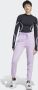 Adidas by stella mccartney Katoenen sweatpants regular fit elastische tailleband Purple Dames - Thumbnail 8