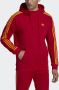 Adidas Nation Hoody Lichtgewicht Sweatshirt Rood Goud Red Heren - Thumbnail 6