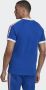 Adidas Nations Tee Metallic Blue White Blue Heren - Thumbnail 4