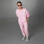 Adidas Oversized Katoenen Sweatshirt met Strepen Pink Dames - Thumbnail 4