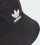 Adidas Originals Klassieke Stonewashed Bucket Hoed Black Unisex - Thumbnail 2