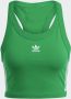 Adidas Originals Adicolor 3-streifen Top Tanktops Kleding green maat: S beschikbare maaten:XS S M L - Thumbnail 6