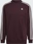 Adidas 3-Stripes Crewneck Sweatshirt Shadow Maroon Brown Heren - Thumbnail 5