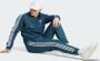 Adidas Originals Adicolor 3-stripes Half-zip Crew Sweatshirt Hooded vesten Kleding arctic night white maat: XL beschikbare maaten:S L XL - Thumbnail 2